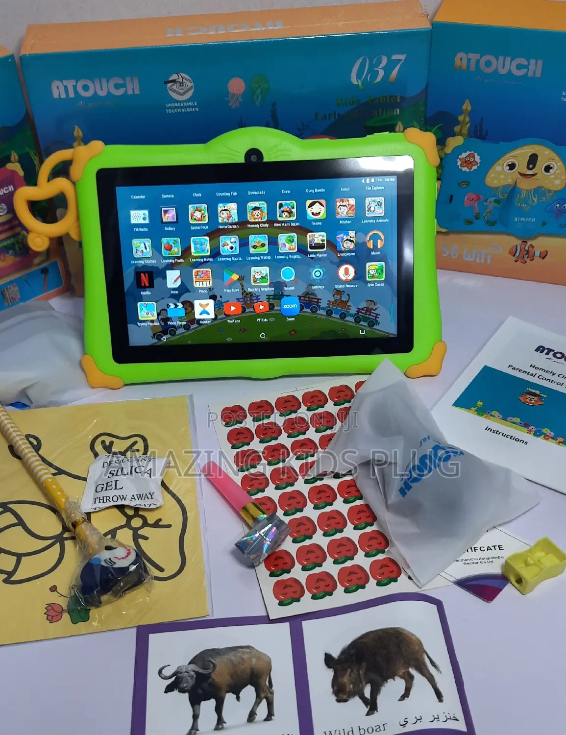 Atouch Q37 6gb 256gb Kids Tablet Early Education