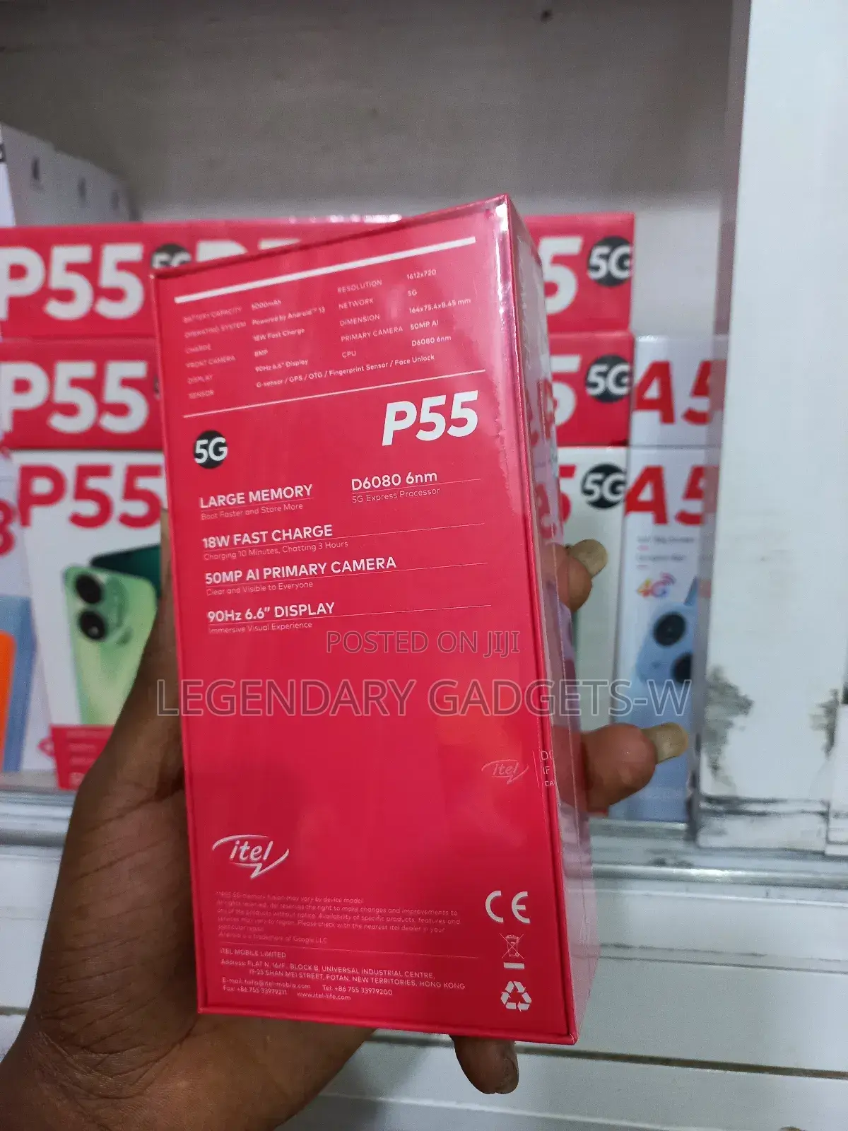 New Itel P55 5G 128 GB