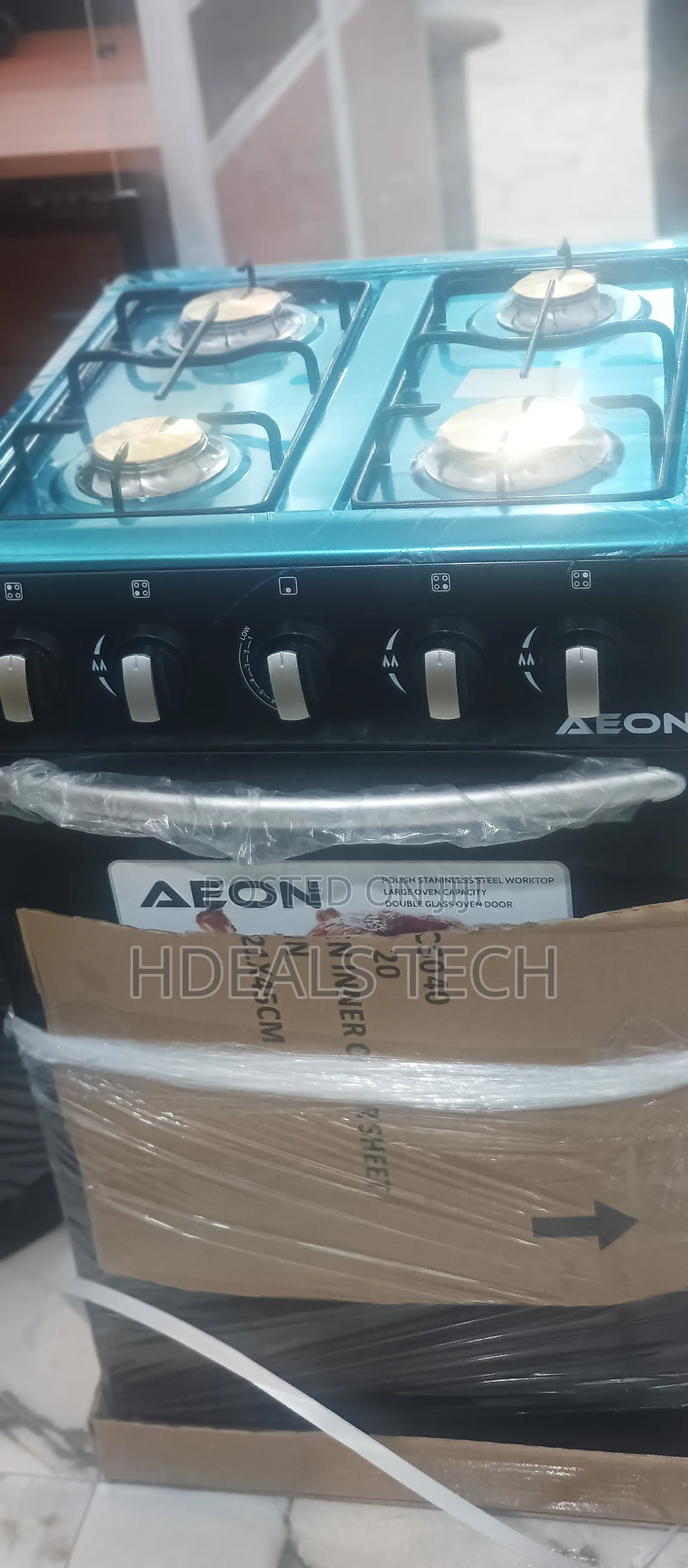 Best Market Aeon 4 Burner Gas Cooker Agc5040