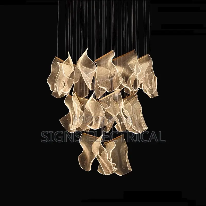 Led Art Paper Iron Acryl Desinger