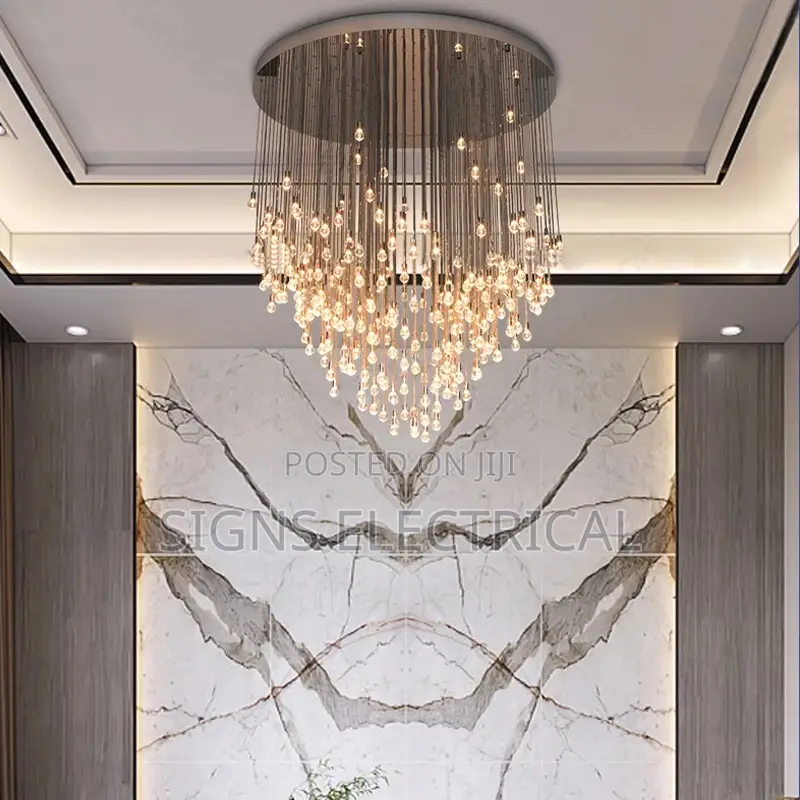 Modern Long Staircase Chandelier for Living Room