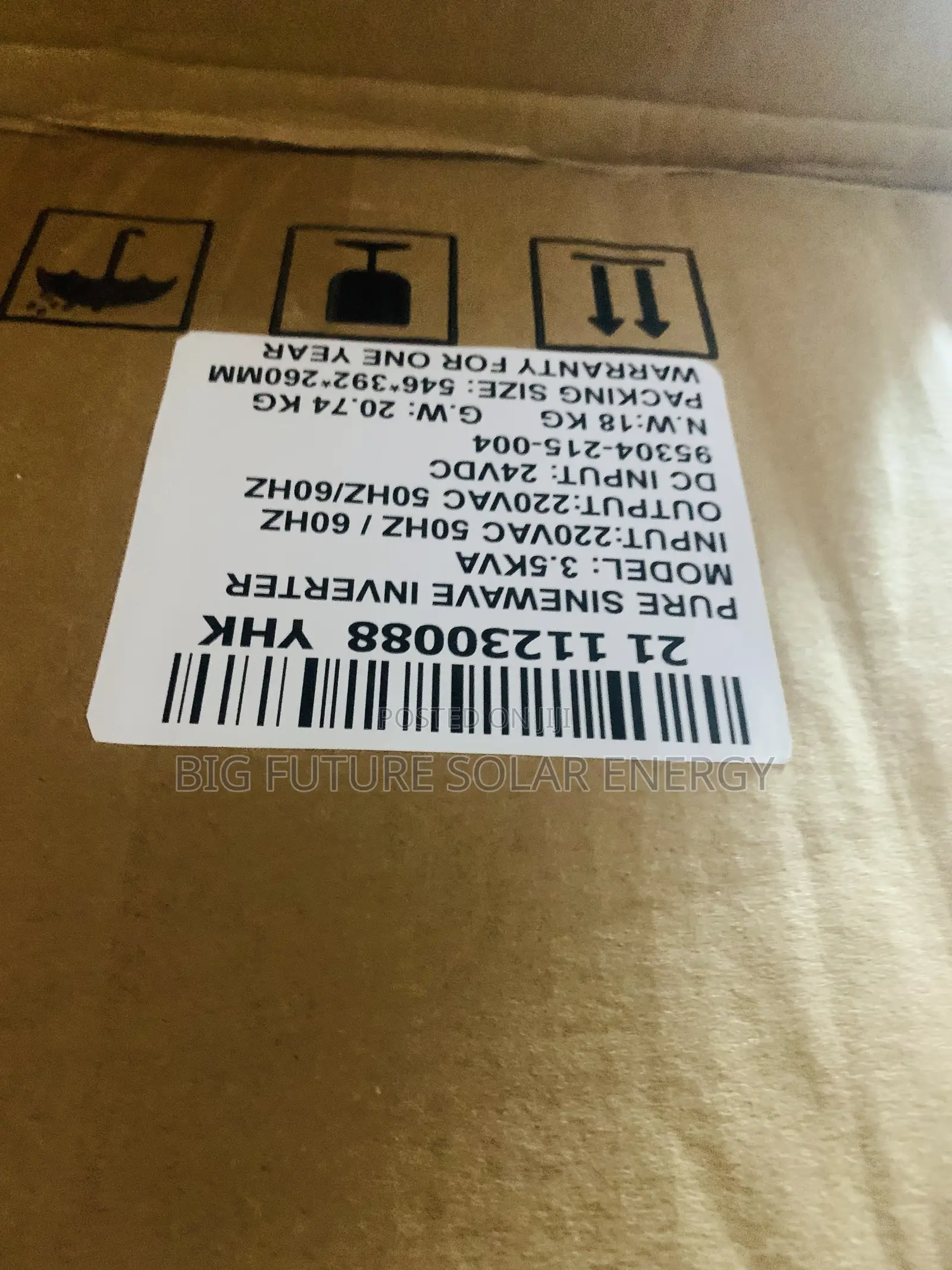 3.5kva Yohako Solar Inverter 24v