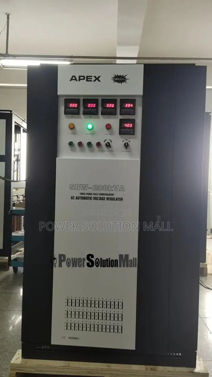 Apex 200kva 3-Phase Servo Stabilizer