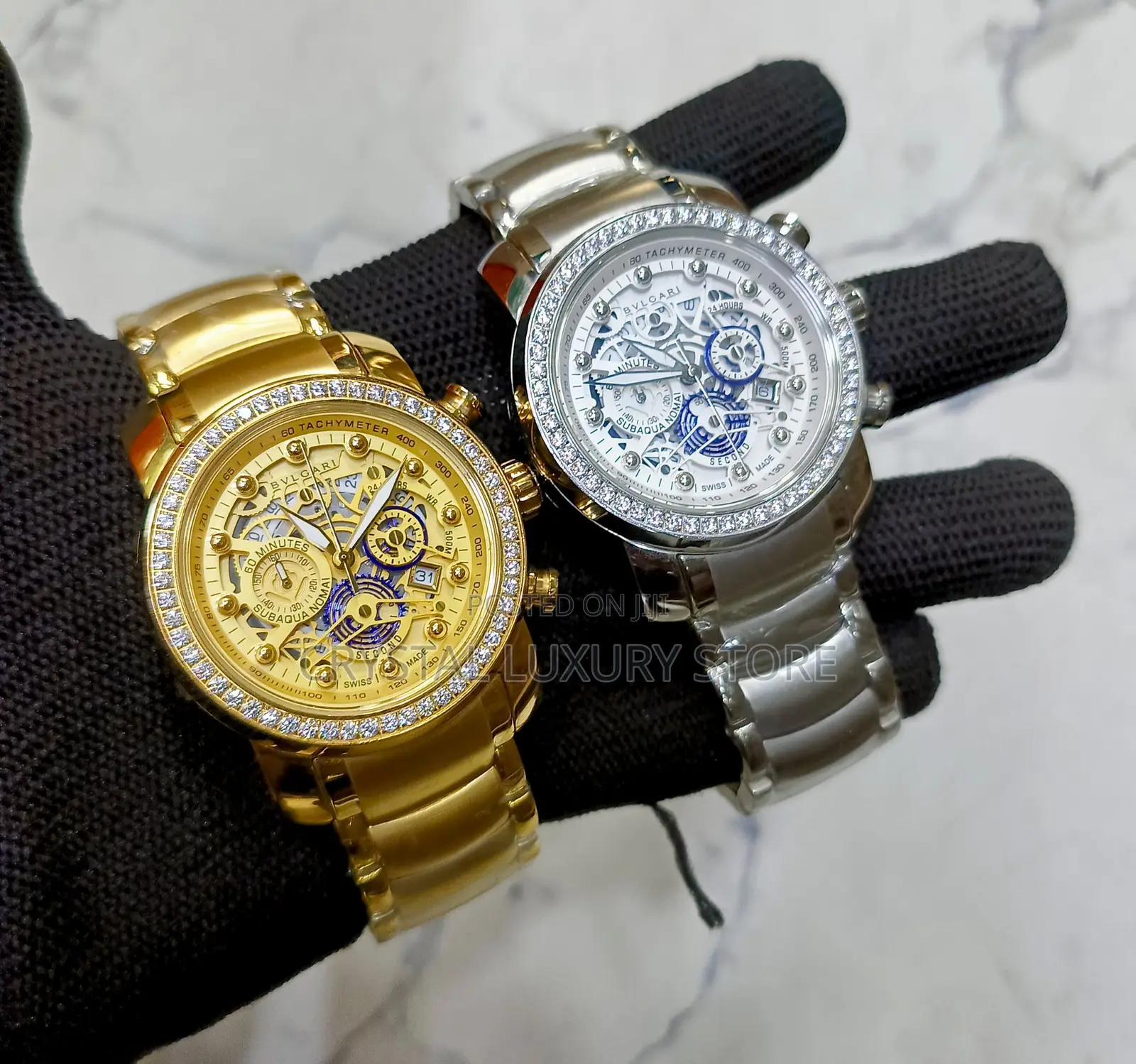 Bvlgari Quality Luxury Men Chain Wristwatch