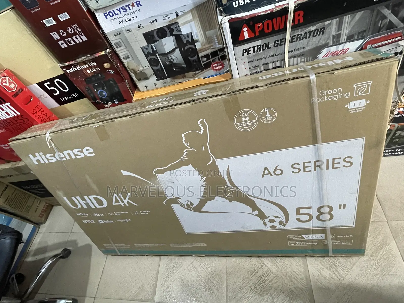 Brand New Super Clear Original 58inch I Mean Original Fullhd