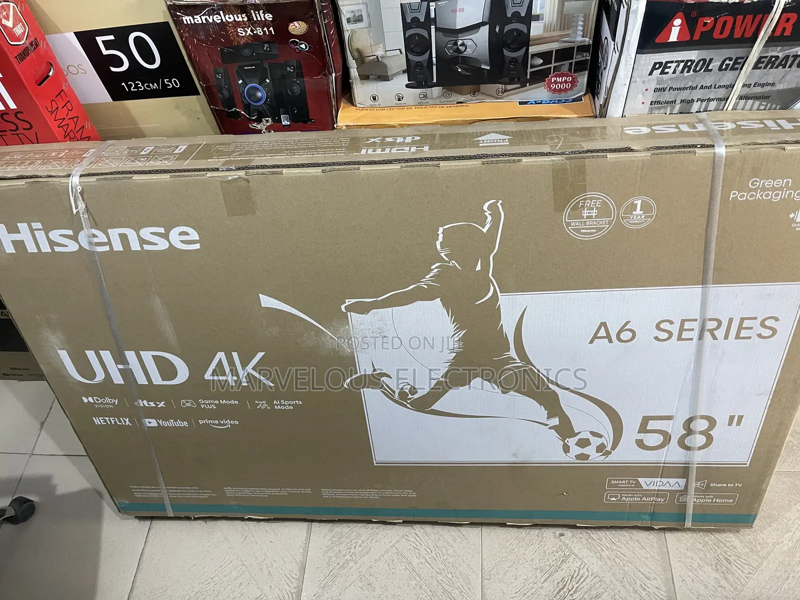 Brand New Super Clear Original 58inch I Mean Original Fullhd
