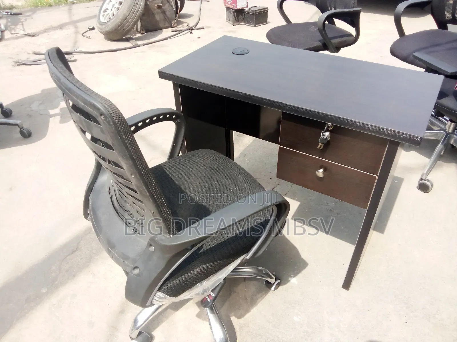 Secretary Chair and 3ft Table