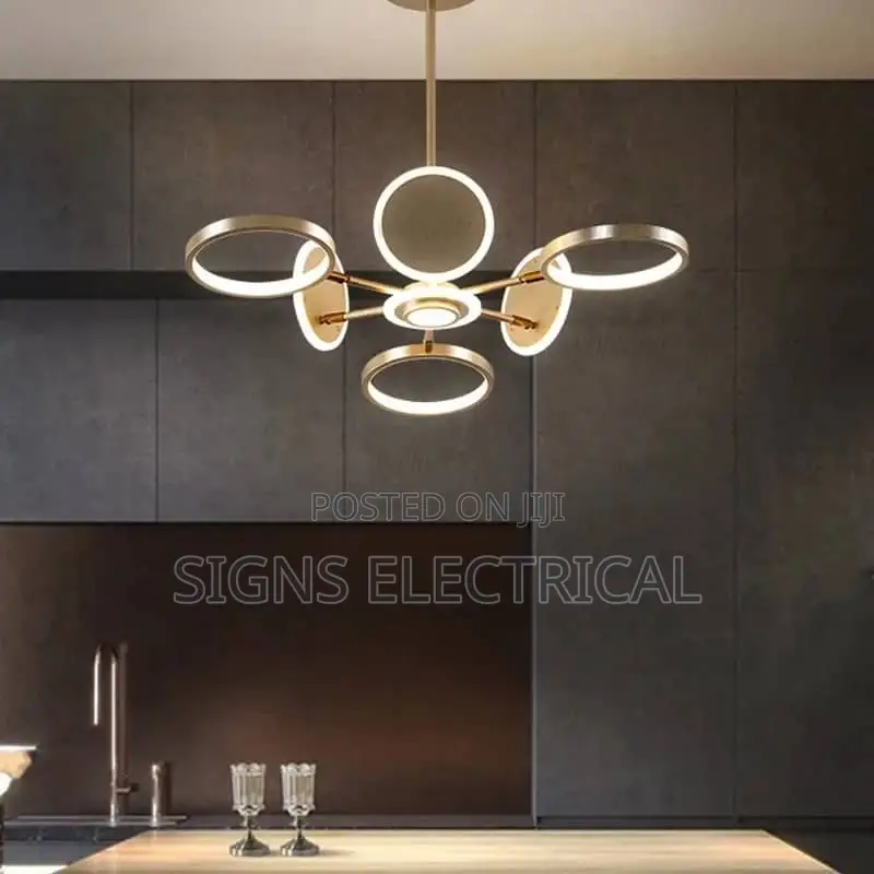 6 Ring Luxury Chandelier
