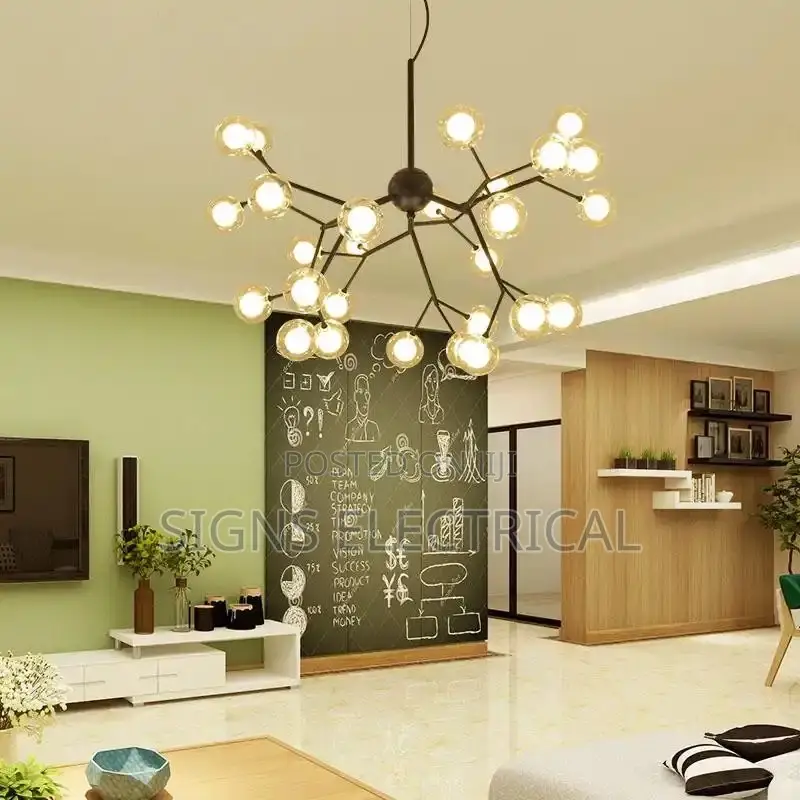 Clear Glass Bubble Chandelier Lighting Itlian Design