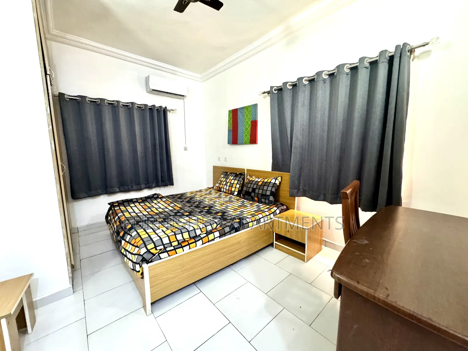 Furnished 1bedroom Flat + Wifi 24hrs Lit at Utako