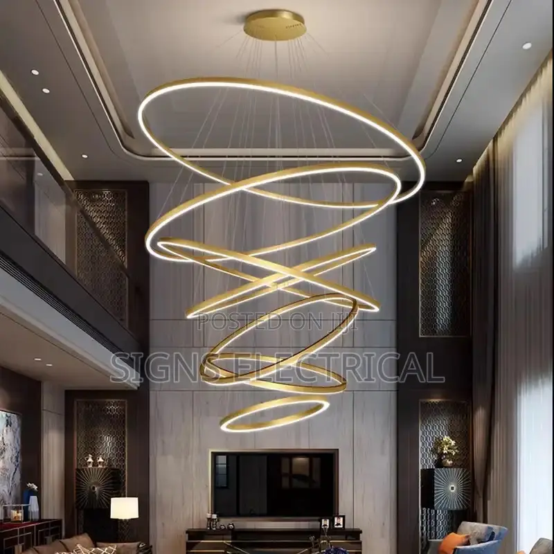 Modern Home Decor Ring Led Chandelier Pendant