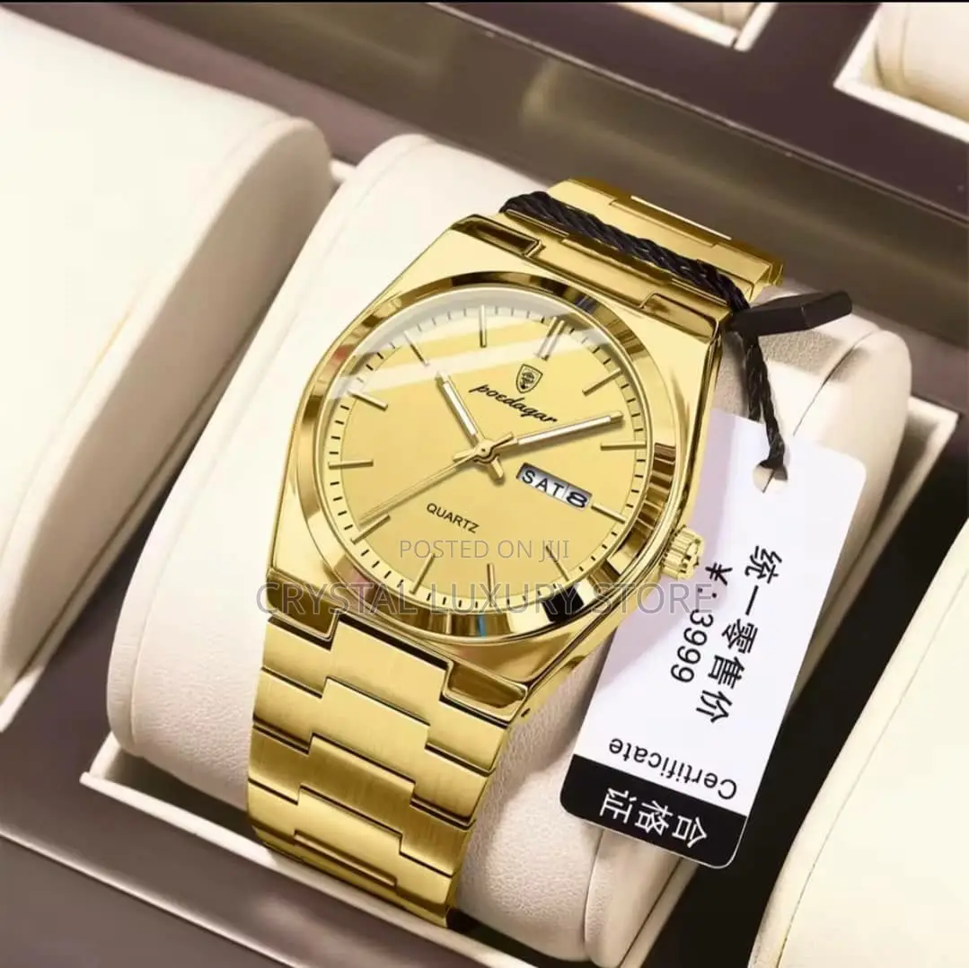 Poedagar Quality Men Chain Strap Wristwatch