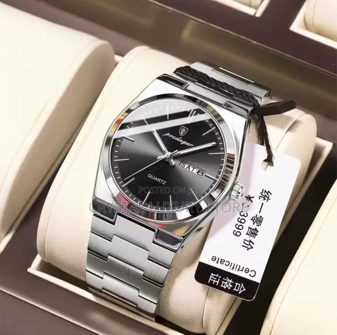 Poedagar Quality Men Chain Strap Wristwatch