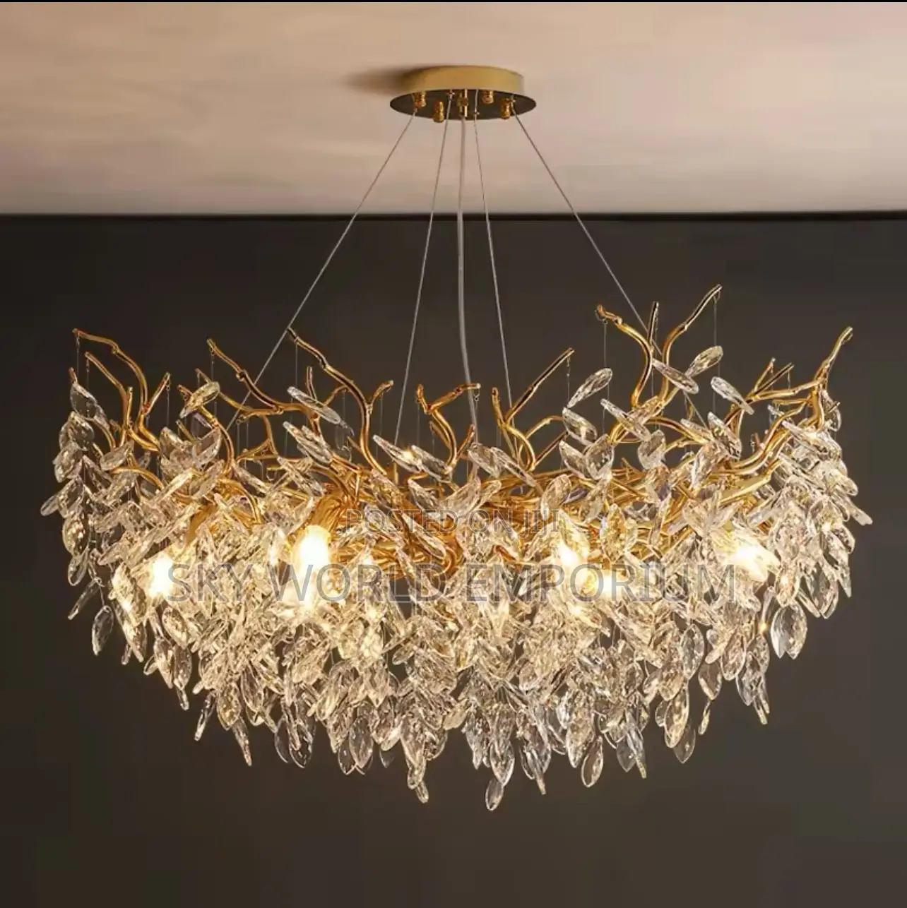 Luxury Crystal Chandeliers Decoration Pendant Lamp