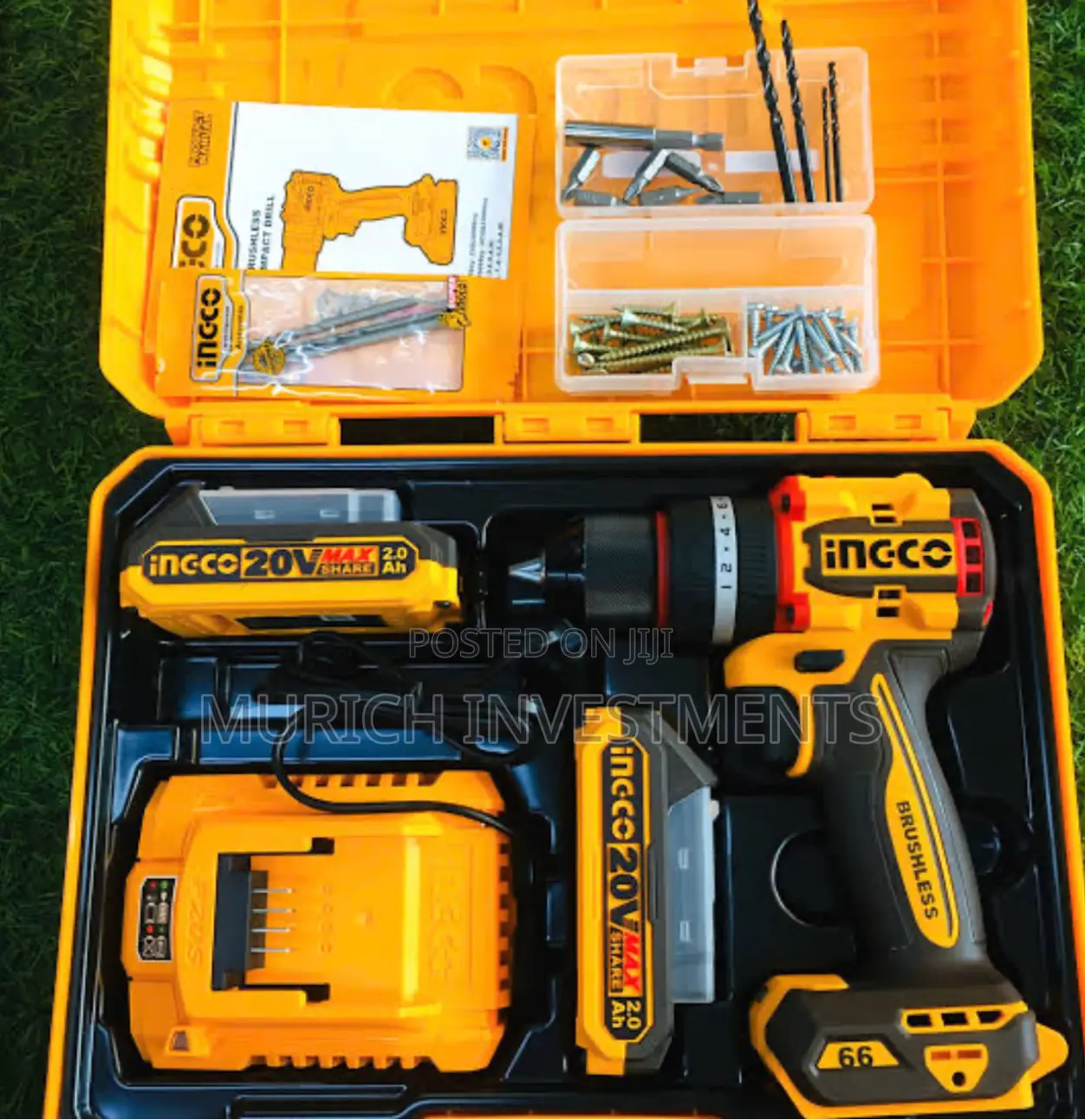 Compact Brushless Cordless Impact Drill 66nm