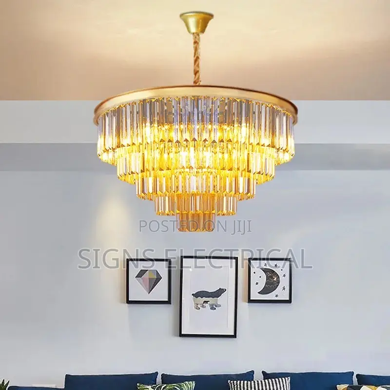 Modern Crystal Gold Chandelier Lighting