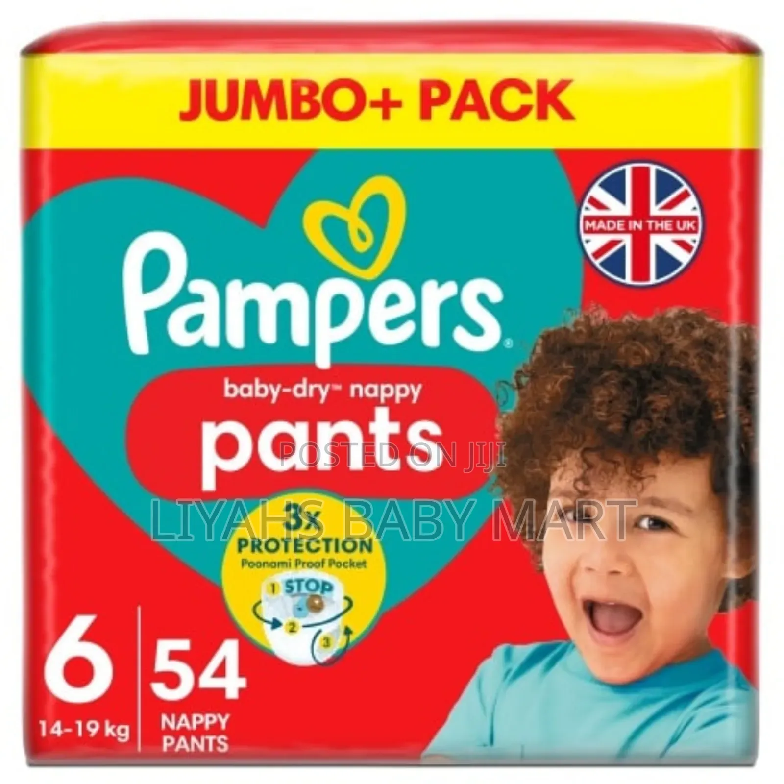 Pampers Pants Jumbo Size 6