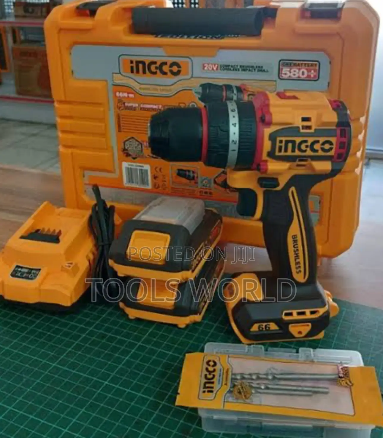 Ingco CIDLI20668 Compact Brushless Cordless Impact Drill