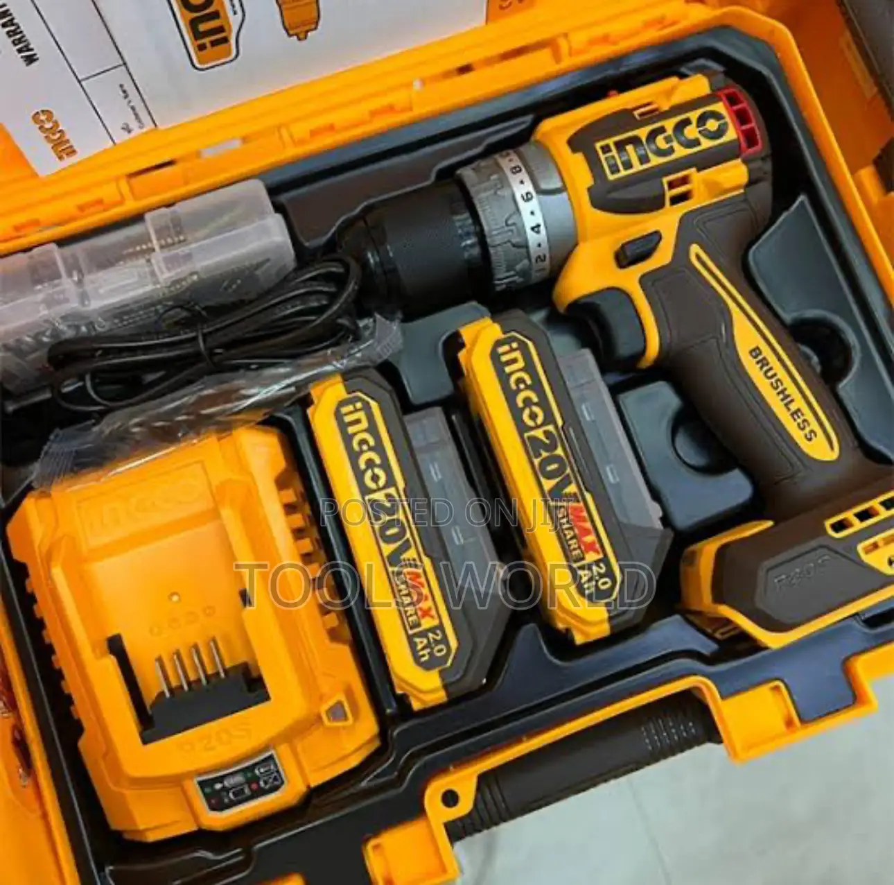 Ingco CIDLI20668 Compact Brushless Cordless Impact Drill