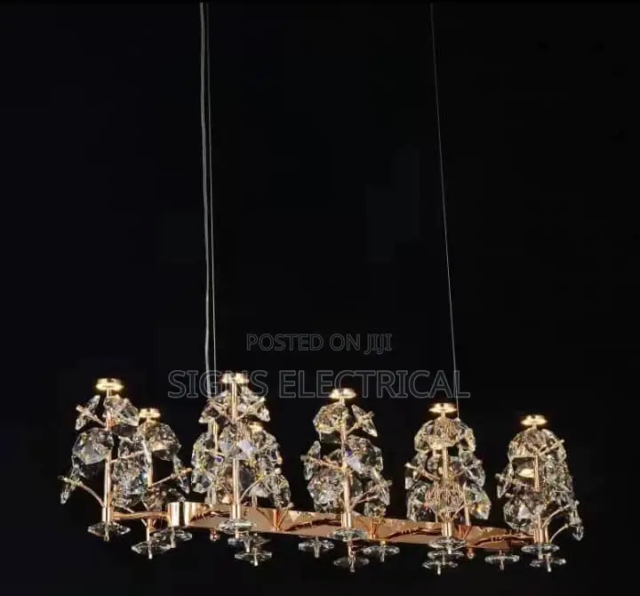 American Round Ceiling Chandelier Crystal