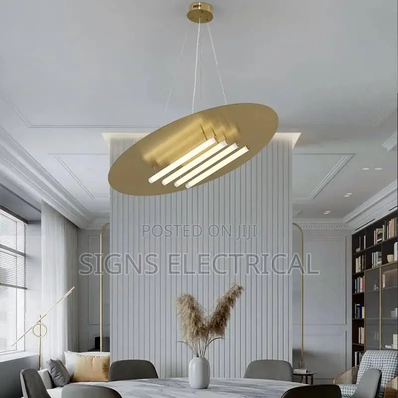 Nordic Minimalist Design Lustre Spaceship Shaped Home