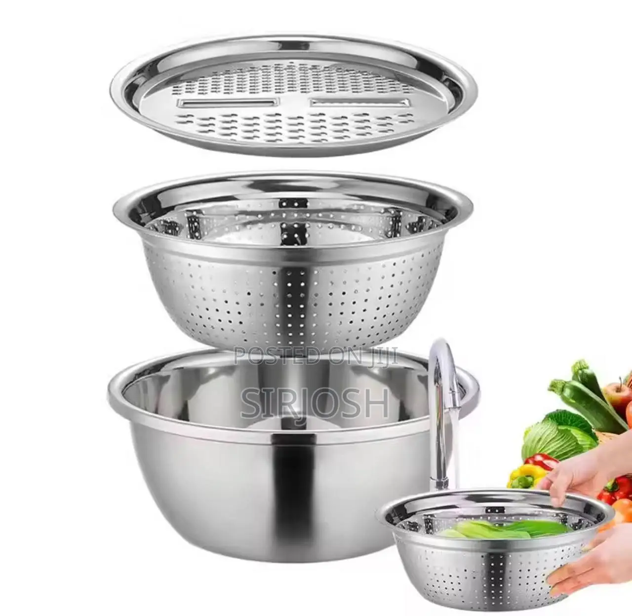 3in1 Multifunctional Kitchen Grater With Stainless Steel