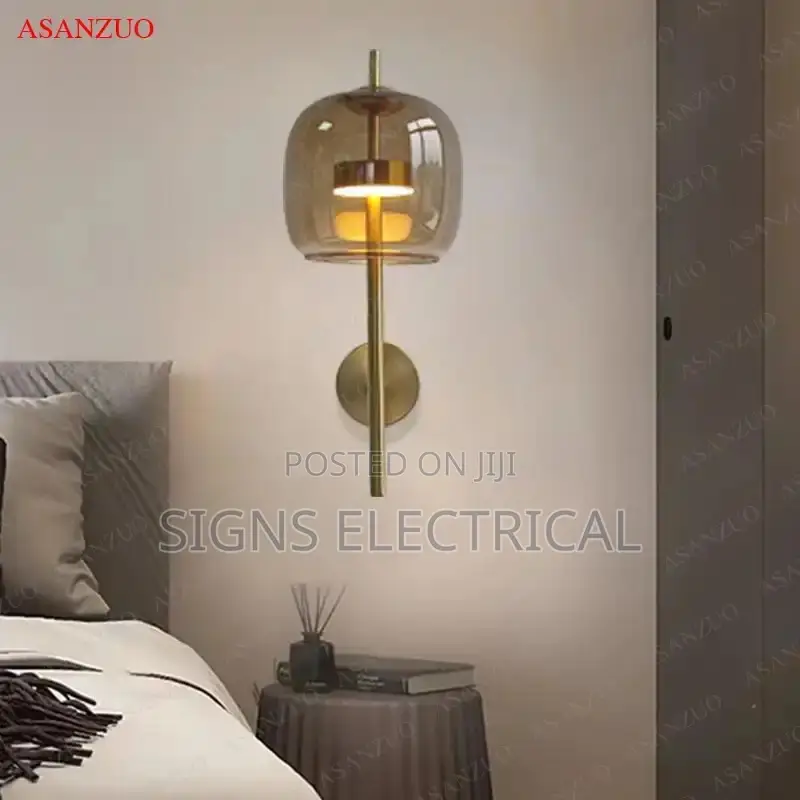 Led Creative Glass Wall Lamps