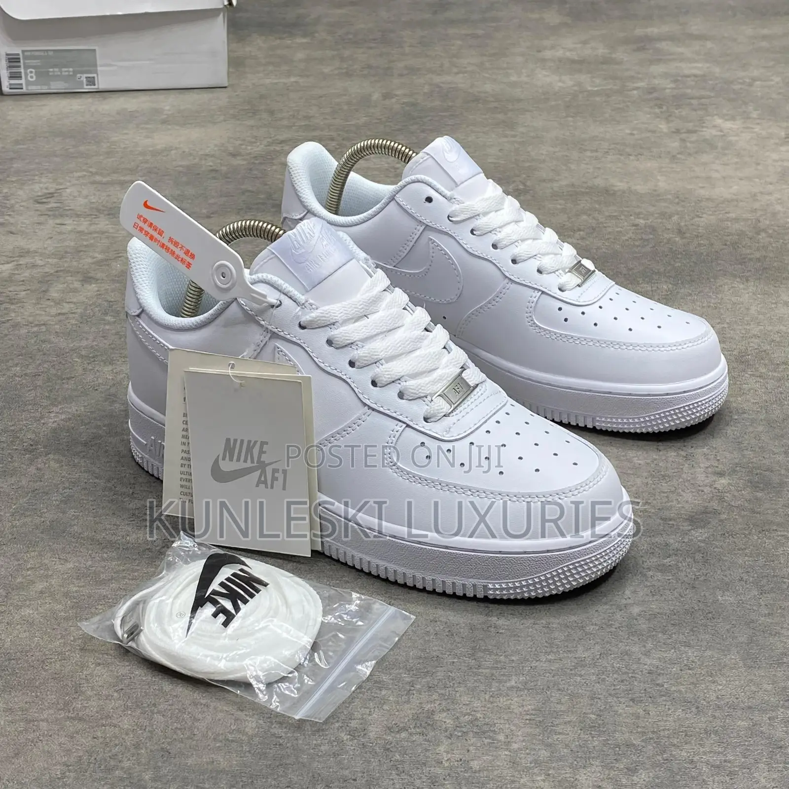 Original Air Force 1 White Black High Quality Sneakers