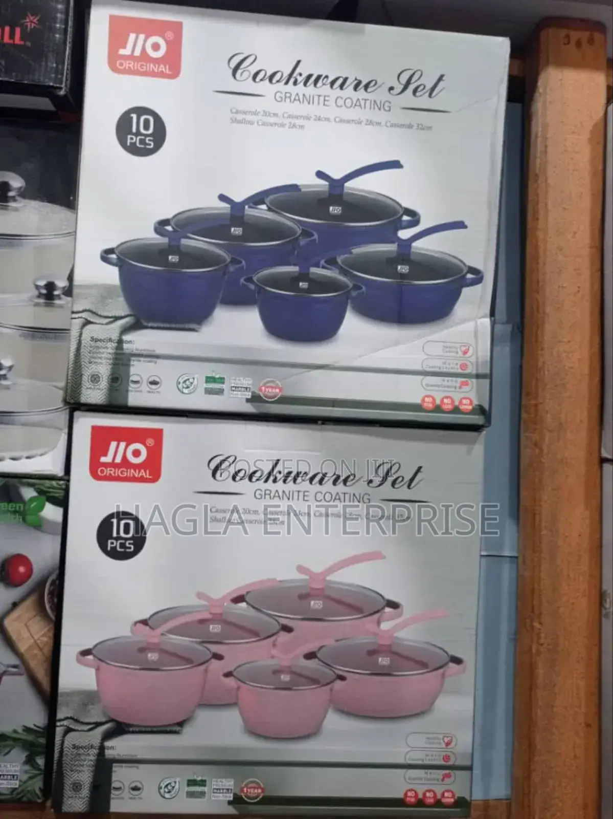 10 Pieces Granite Set of Pot