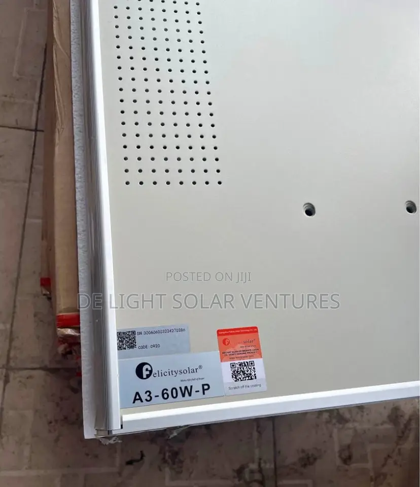 Felicity A3 60w Solar Street Light
