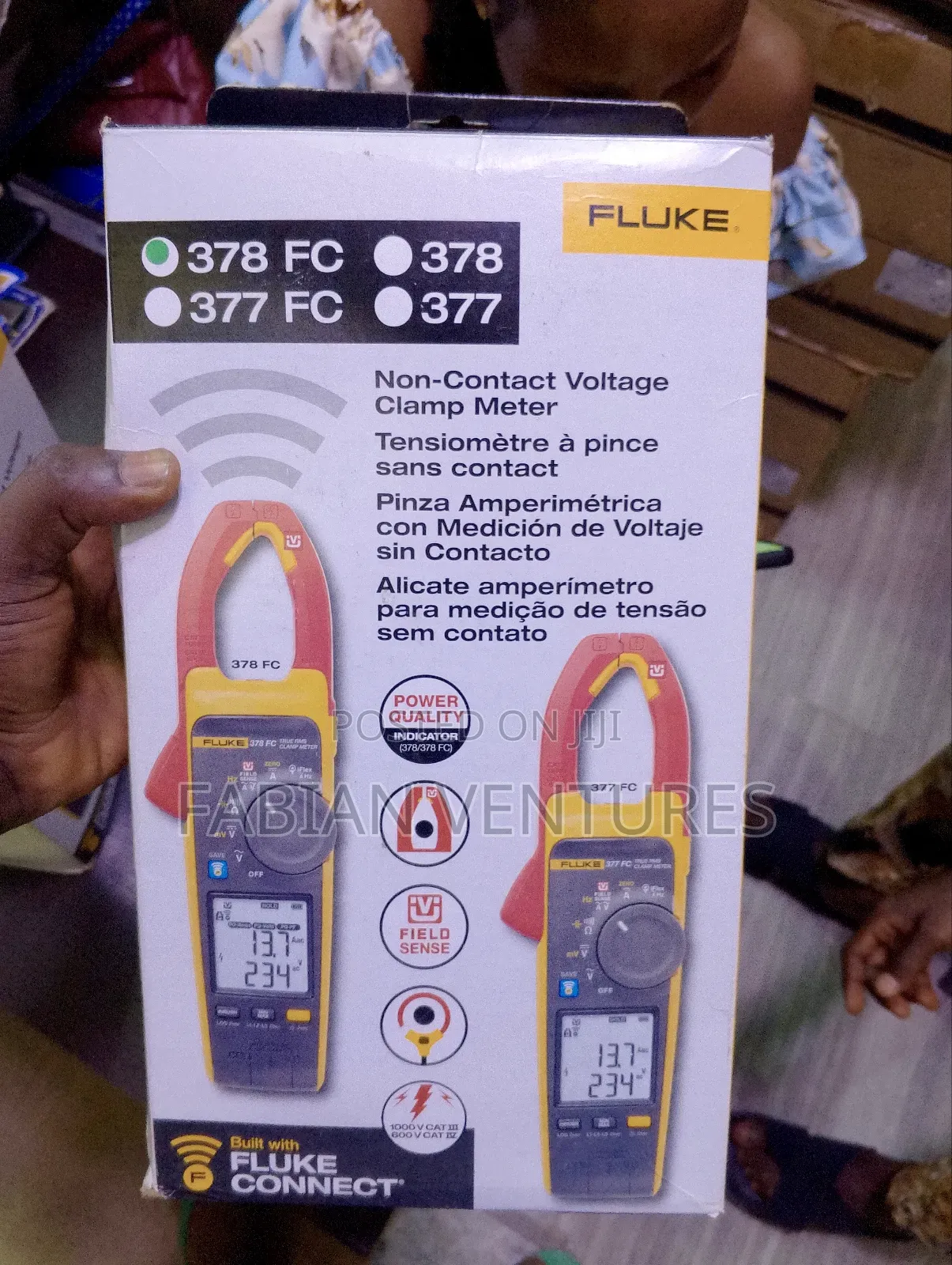 Fluke 378 FC Non-Contact Voltage True-RMS AC/DC Clamp Meter