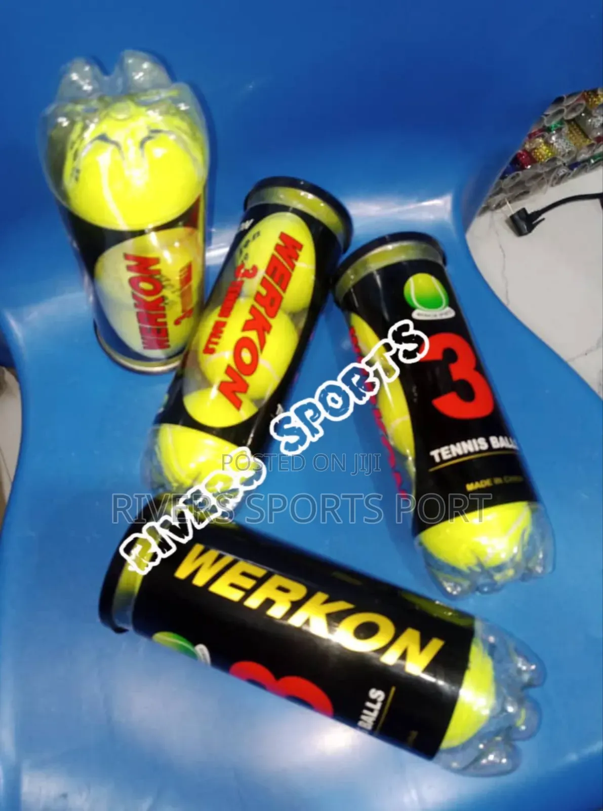 Werkon 3in1 Lawn Tennis Ball High Elasticity Competition Bal