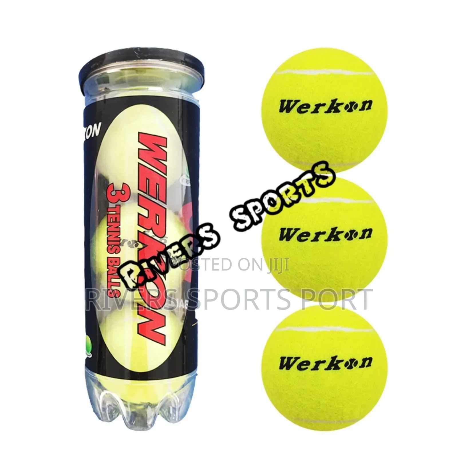 Werkon 3in1 Lawn Tennis Ball High Elasticity Competition Bal