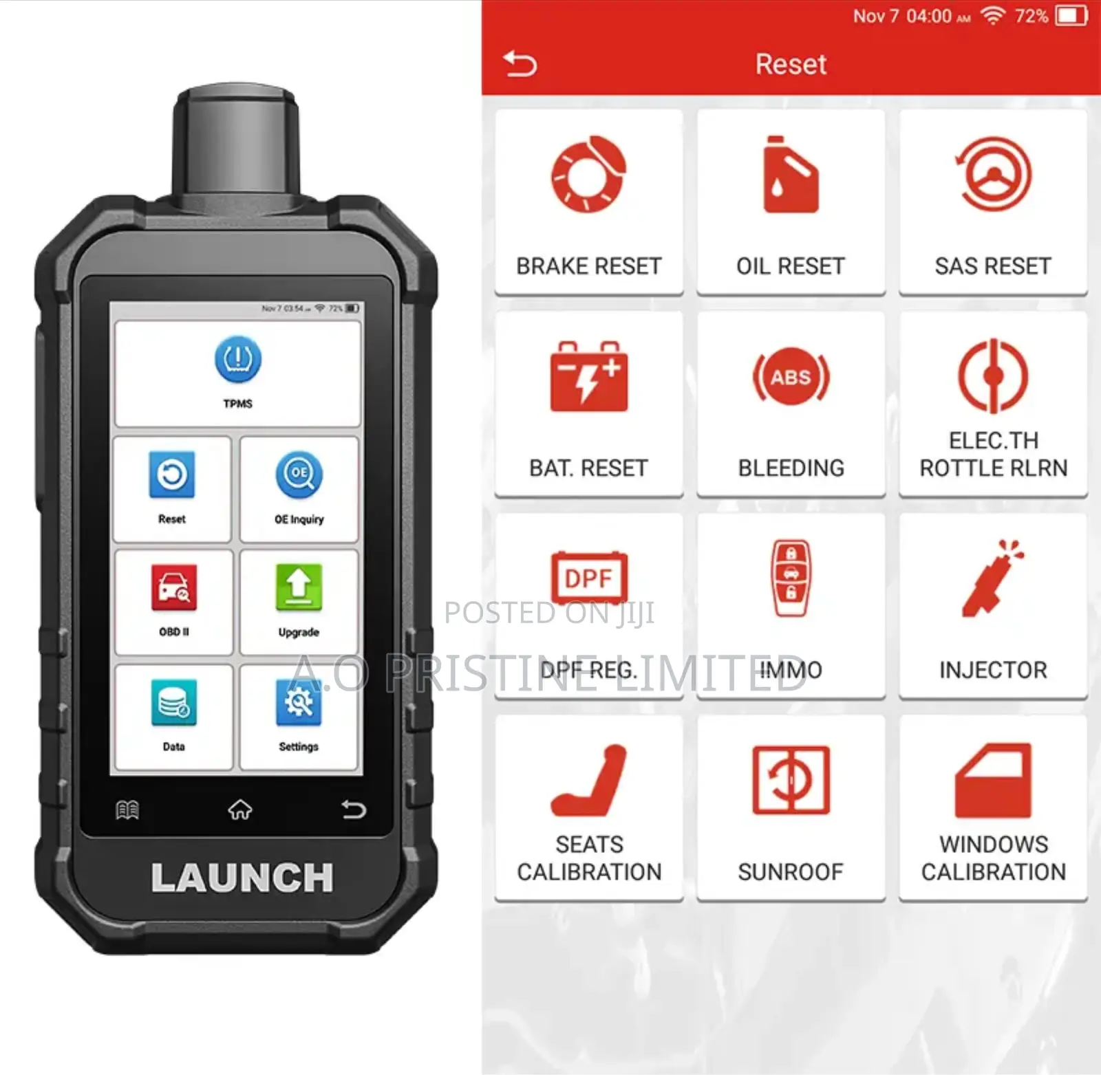 LAUNCH Creader TPMS 5011 V2 With 12 Reset Functions