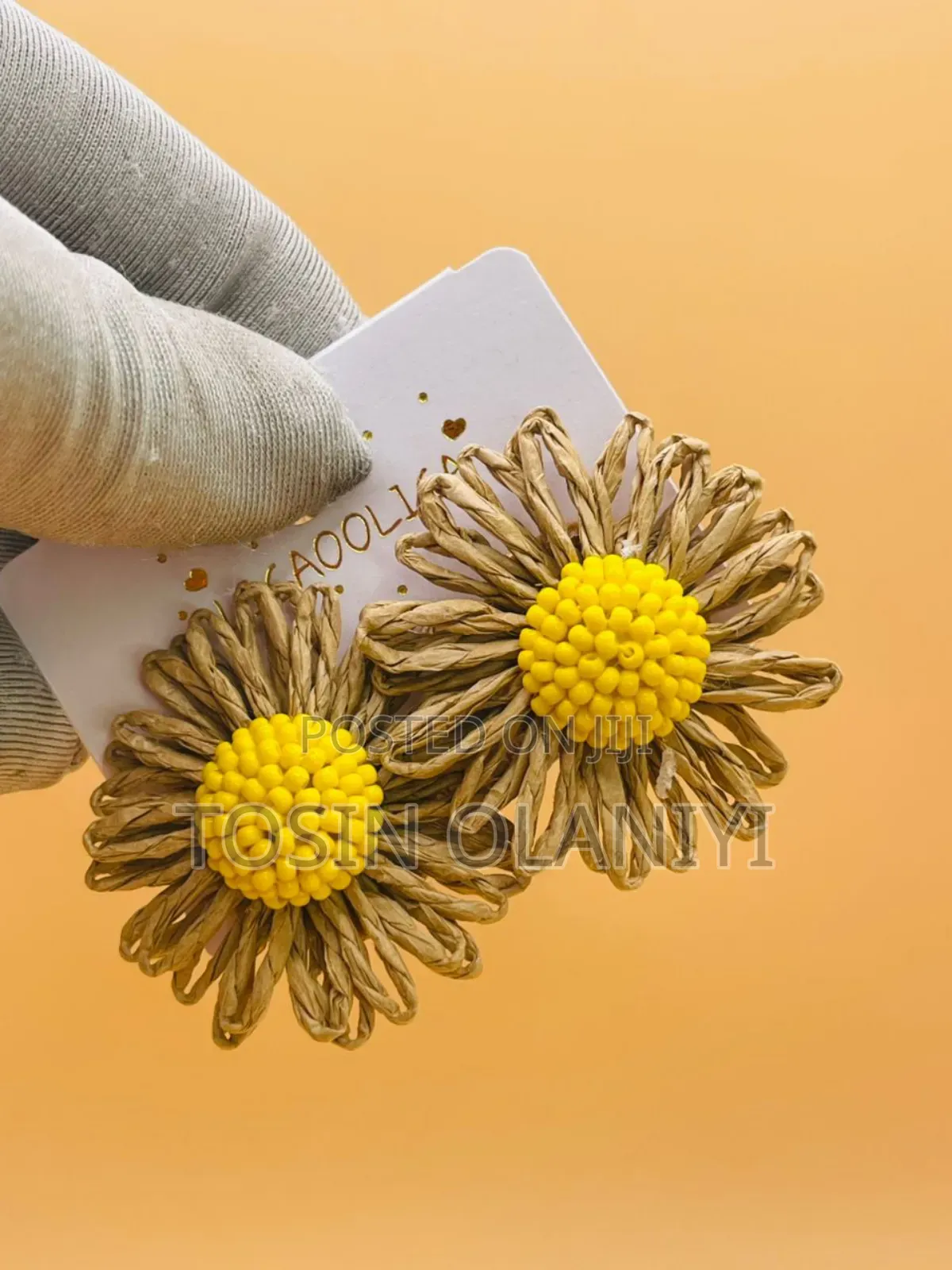 Woven Beach Earrings