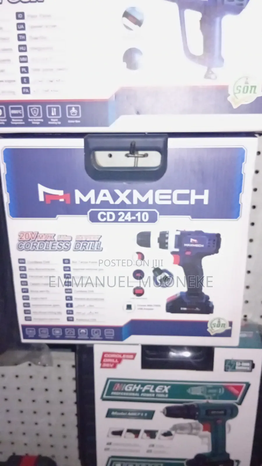 Original Maxmech 20v Battery Drill