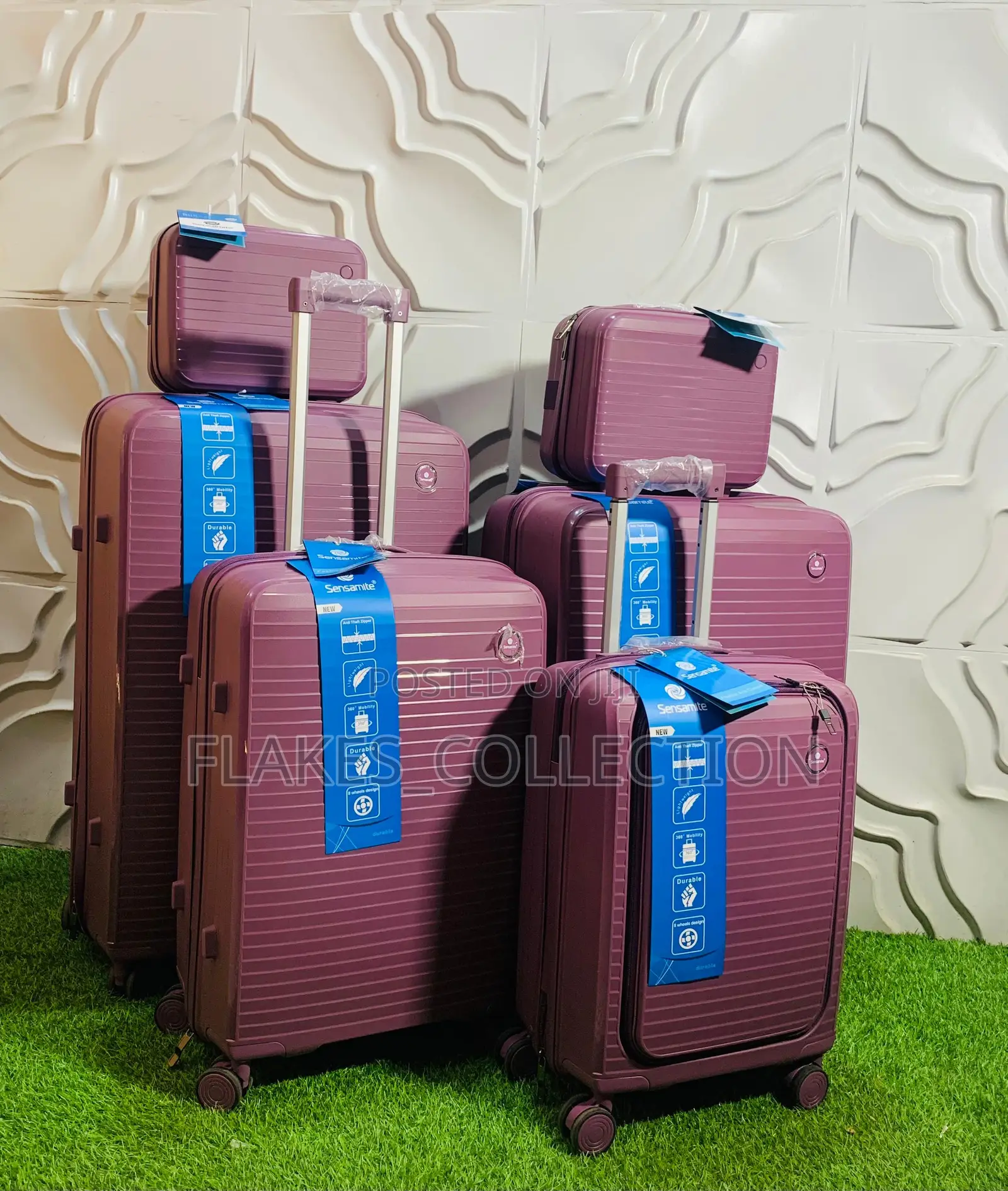 Set of 5 Polypropylene Rubber Box