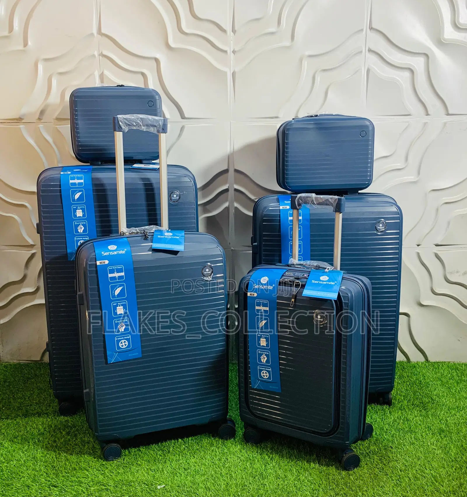 Set of 5 Polypropylene Rubber Box