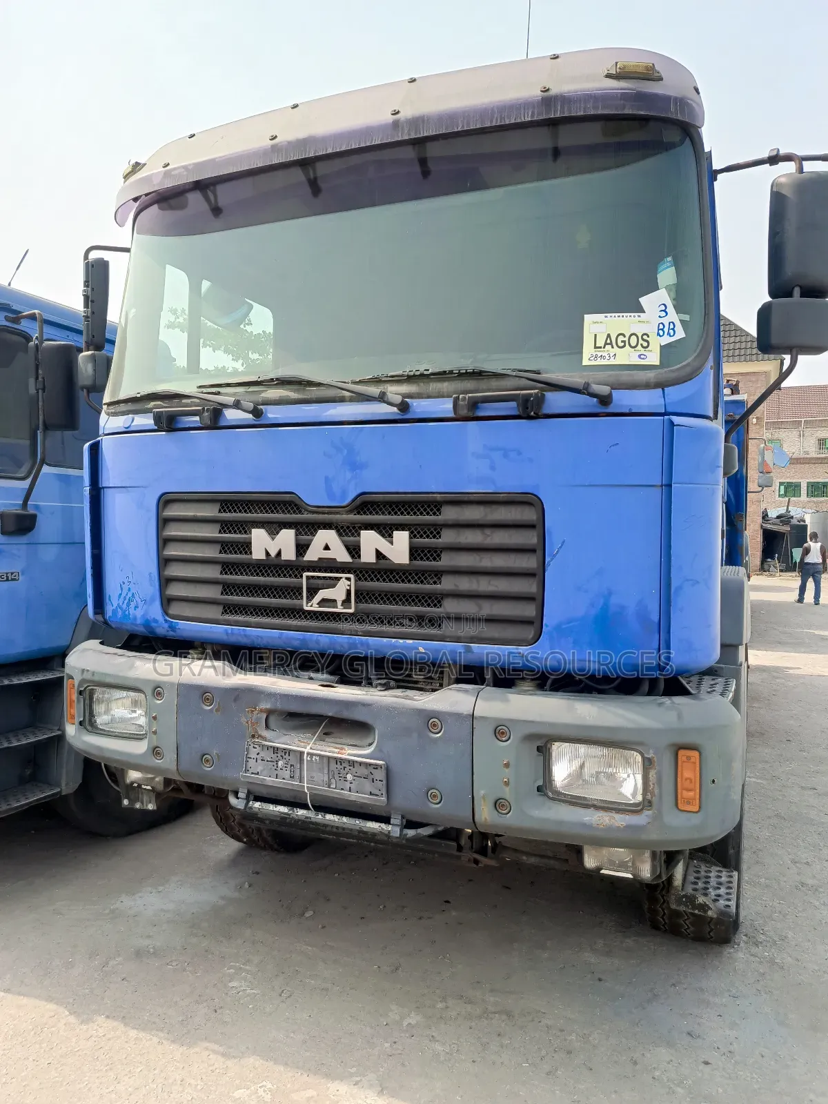 Foreign Used Man Diesel Truck 10 Tyres Tga Engine