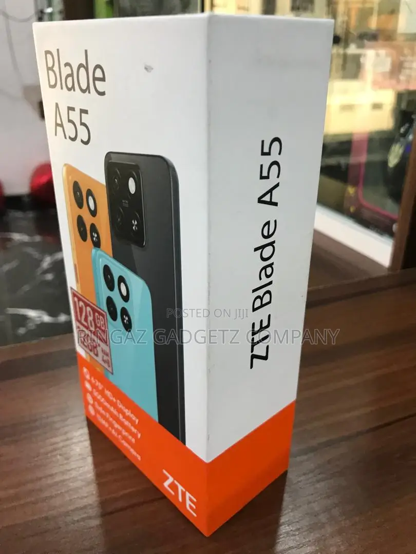 New ZTE A55 128 GB Black