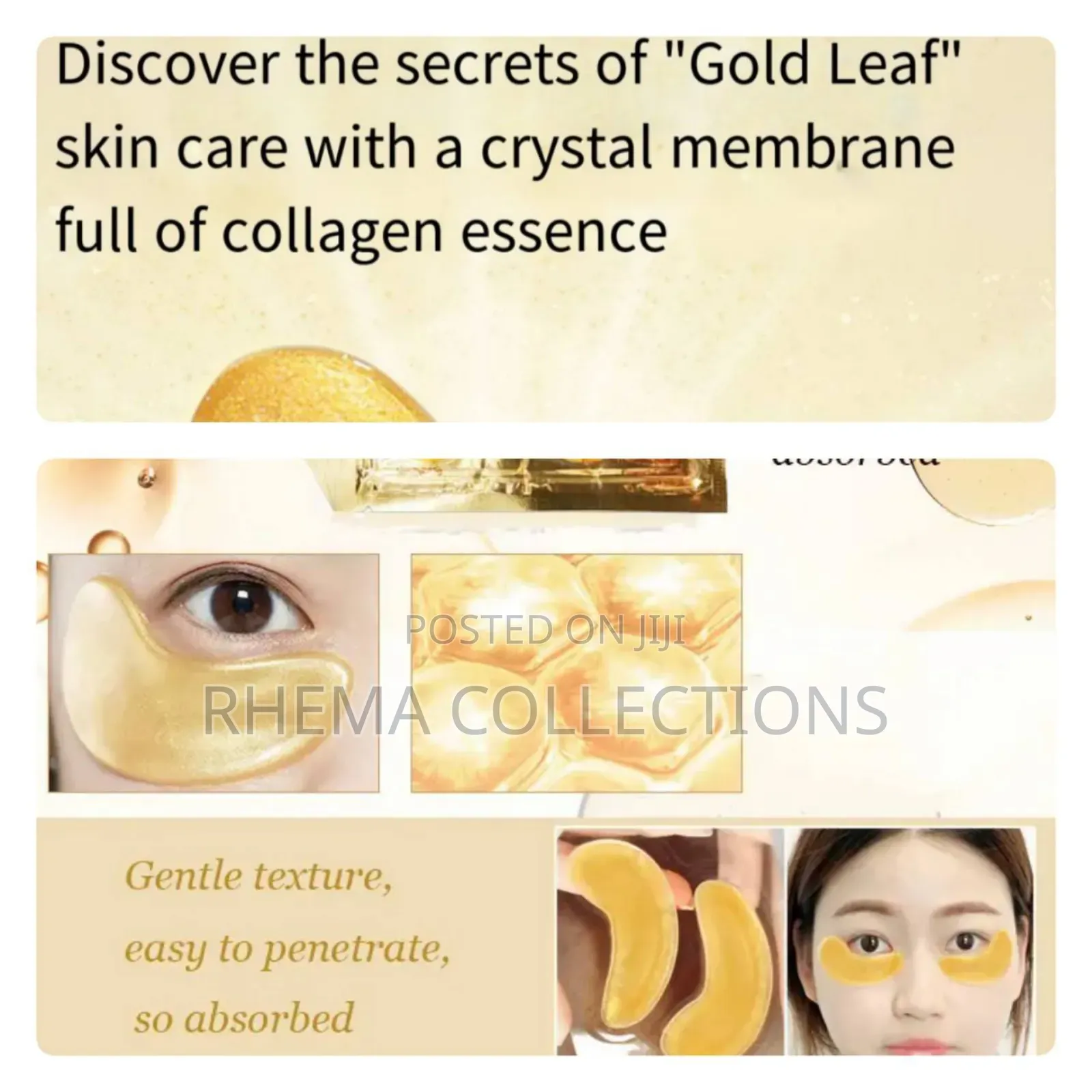 Gold Collagen Smooth Elastic Eye Mask