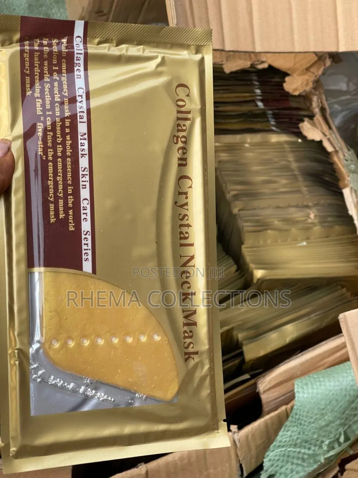  Gold Collagen Crystal Neck Mask