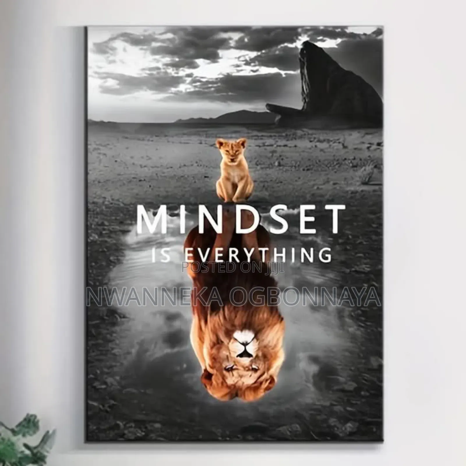 Canvas Wall Art Mindset Is Everything