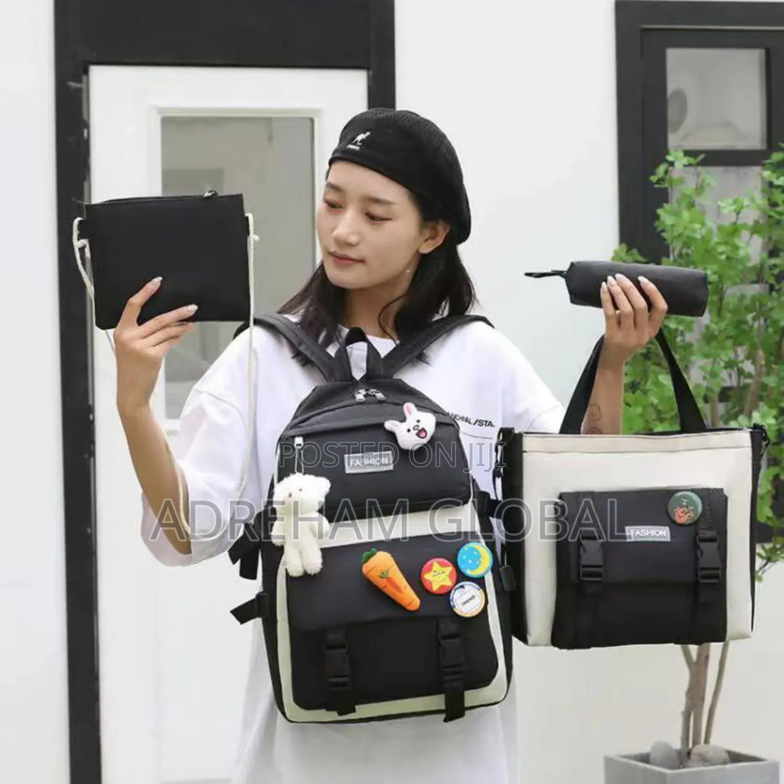 4 in 1 Handbag, Backpack, Traveling Bag