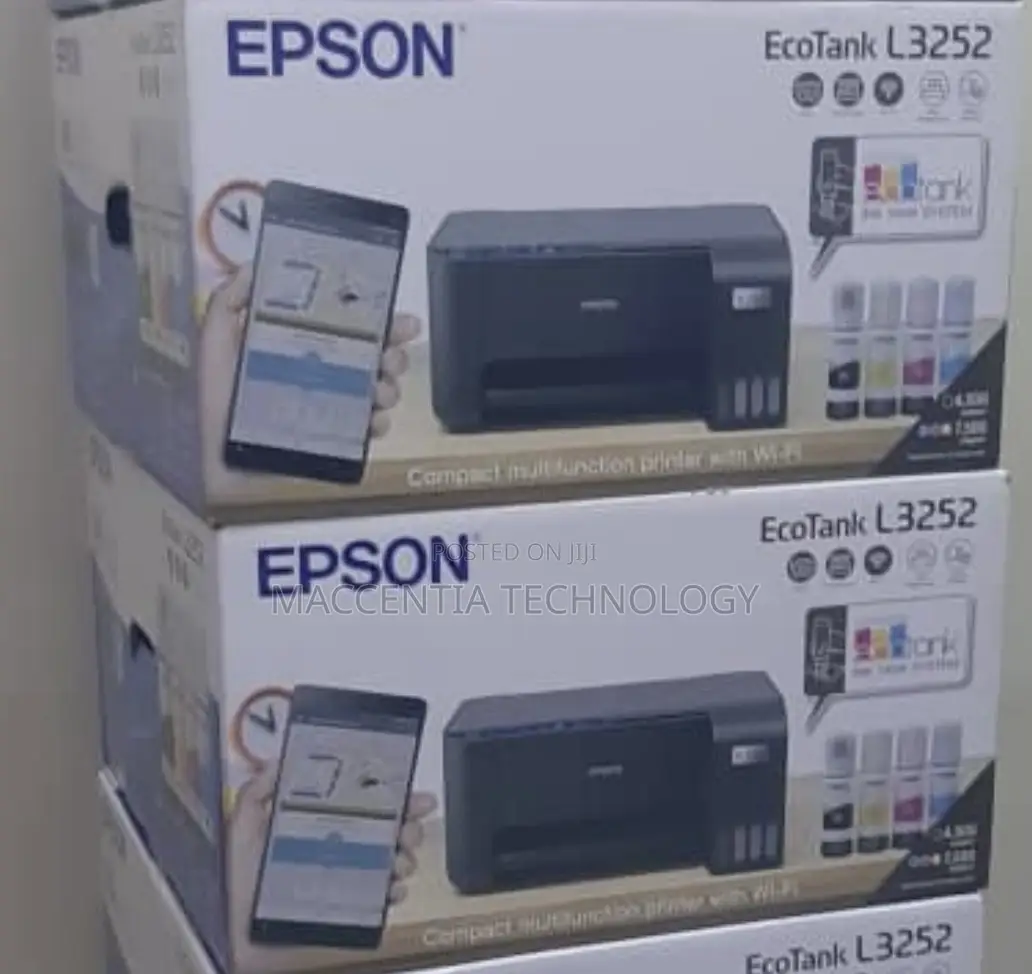 Epson Ecotank L3252 A4 Wi-Fi All-in-One Ink Tank Printer