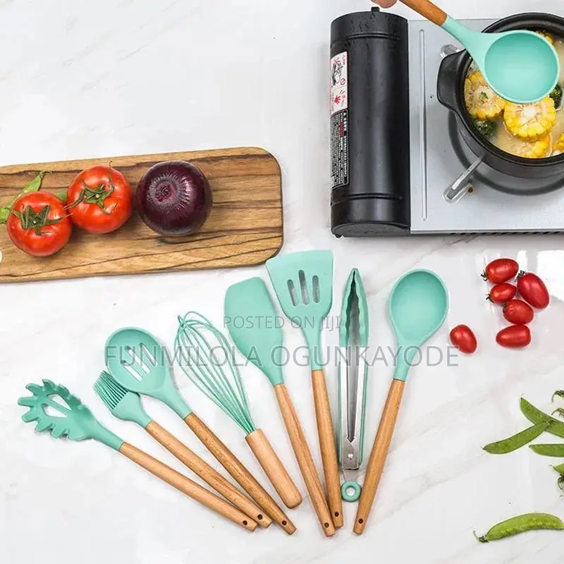 12pcs Silicon Non-Stick Spoon Set
