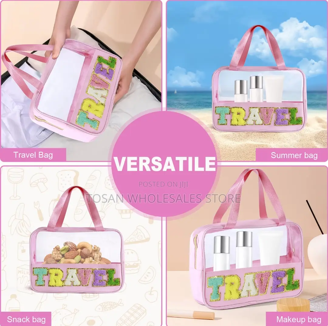 Clear Large Makeup Bag