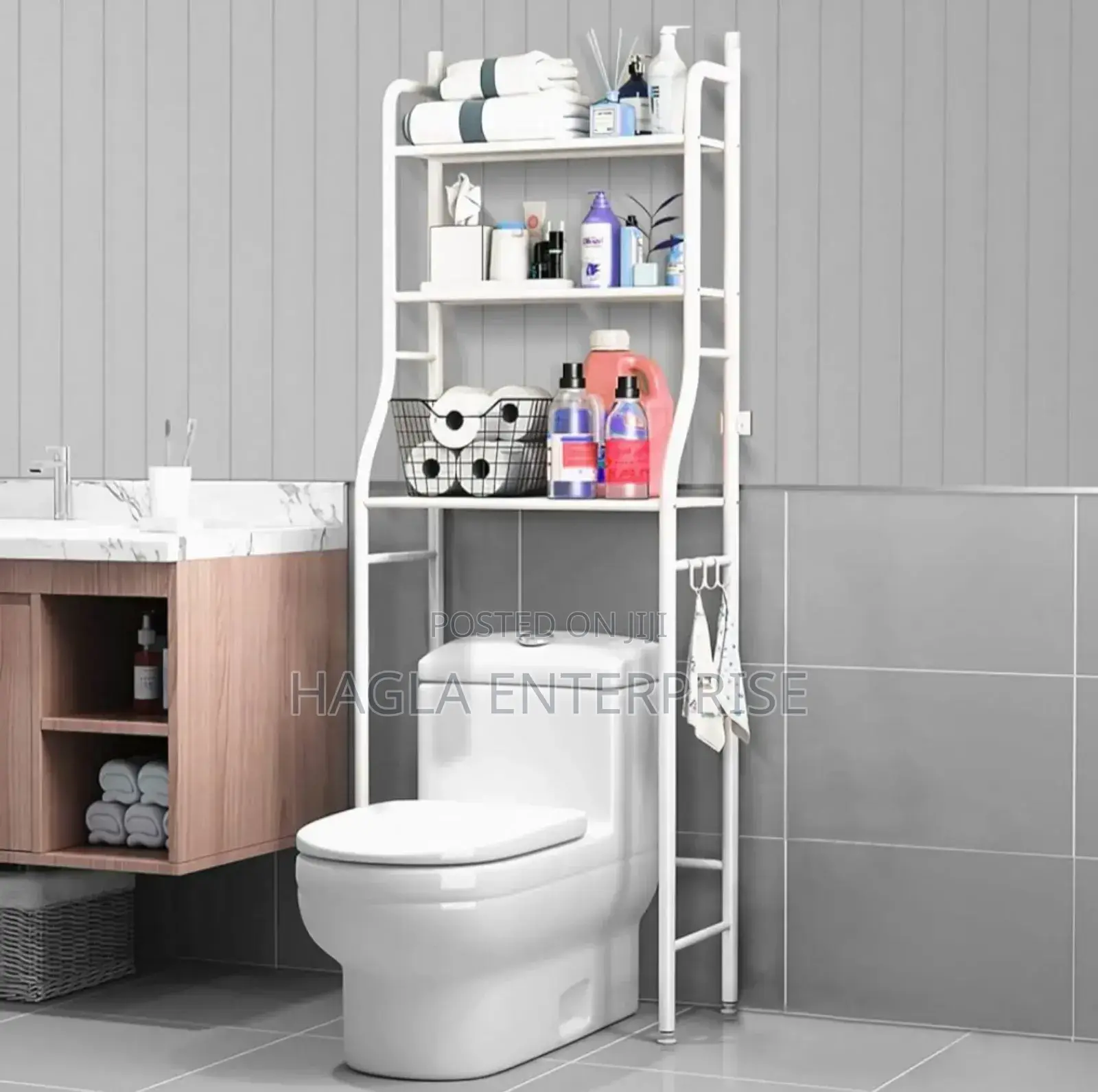 Tier Over the Water Closet Storage Rack