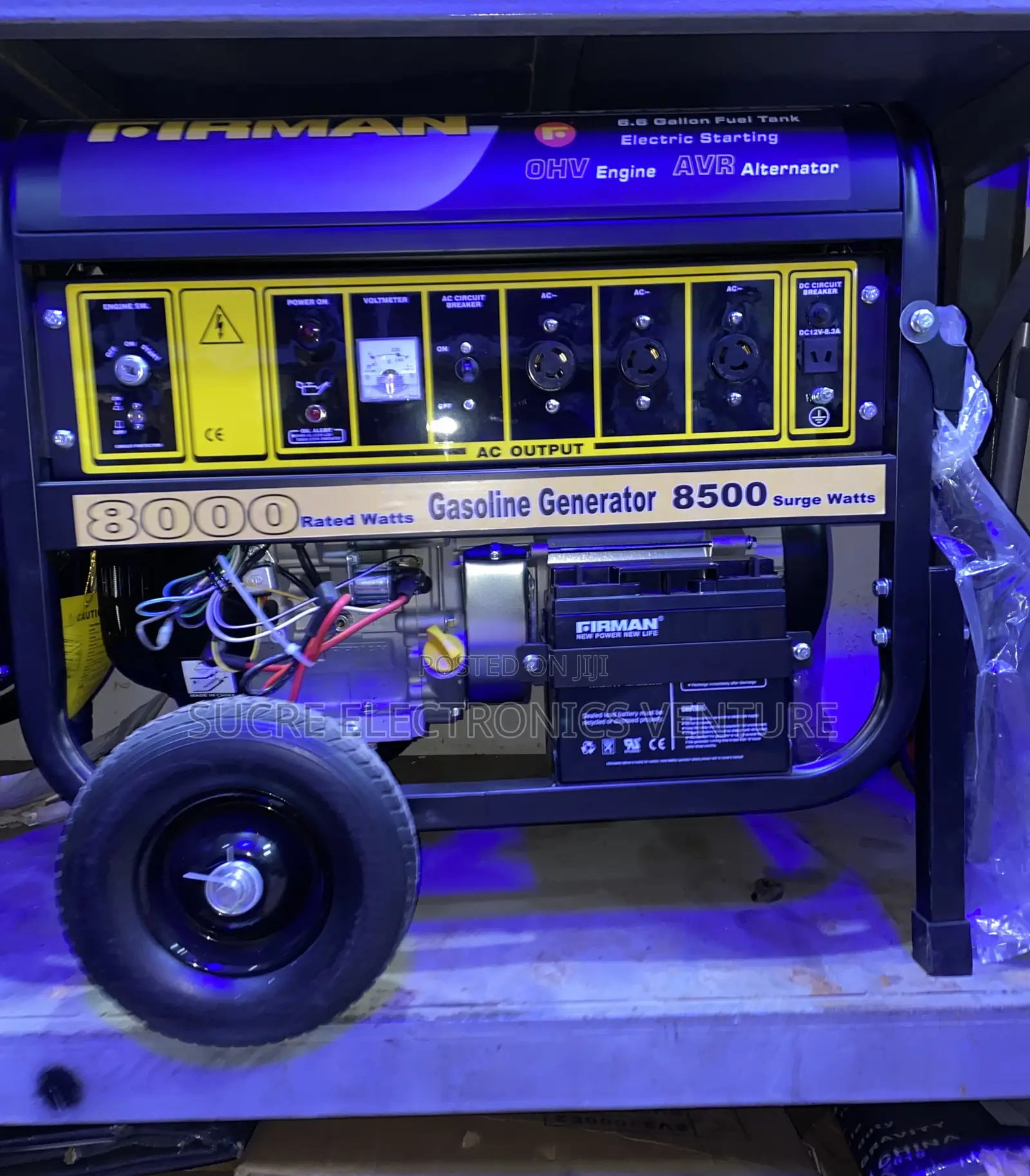 Model SPG8800E2 8.5kva Firman Petrol Generator