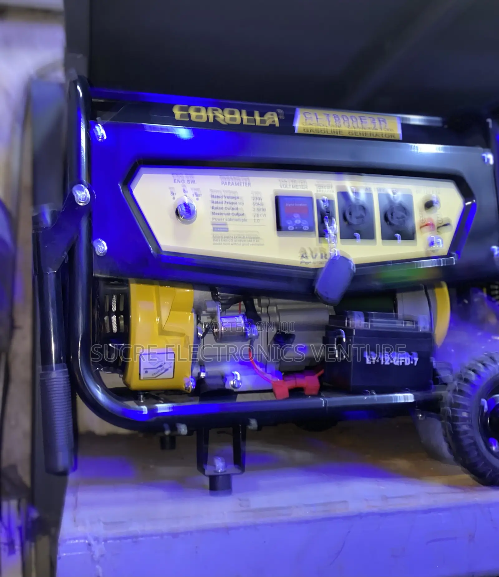 3.5kva Corolla Remote Control Petrol Generator